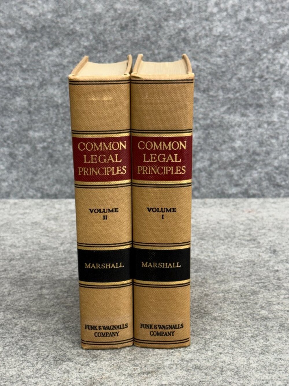 Common Legal Principles That Every One Should Know Marshall Revised Ed 1935, Set